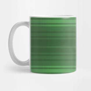 Gradient Green Stripes Mug